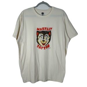 US Blank Men XXL Martlet Tatoo t-shirt 100% cotton Bohemian Street Style unique